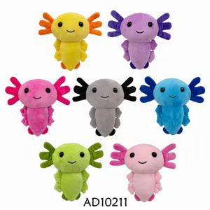 Schattige pluche dier axolotl speelgoedpop zacht kussenspeel ambystoma mexicanum decoratie kinderen cadeau speelgoed
