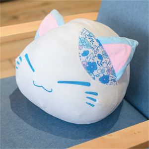 Carino peluche gnocco gatto gattino fiore di ciliegio giocattolo animale bambola cuscino divano baby room decorazione della casa ornamenti regalo per la fidanzata 40 cm LA241