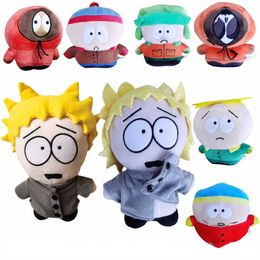 Schattige pluche speelgoed South Park Funny Boys Girls Gooded Animal Toy Dolls Children Cheburashka Birthday Gifts