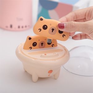 Banque de puissance portable mignonne mini petite 800mAh avec un cadeau d'anniversaire de lumière LED pour la fille de la batterie externe pour iphone 12Pro 210727