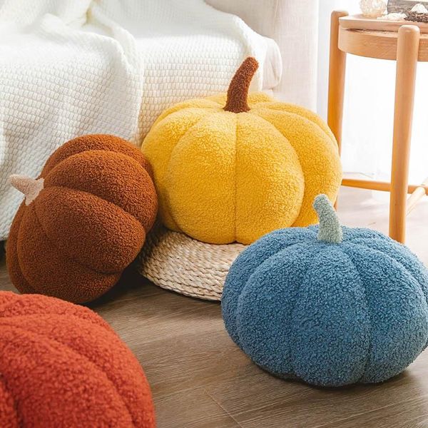 Jouets en peluche citrouille mignons, poupées en peluche, jouet doux pour enfants, cadeau d'anniversaire, décoration de la maison, oreillers C