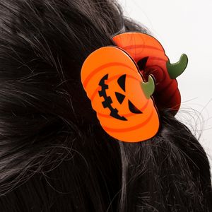 Pinces à cheveux mignonnes en forme de citrouille, pinces à pince pour Halloween, cadeau de fête