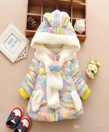 Mignon lapin bébé veste hiver