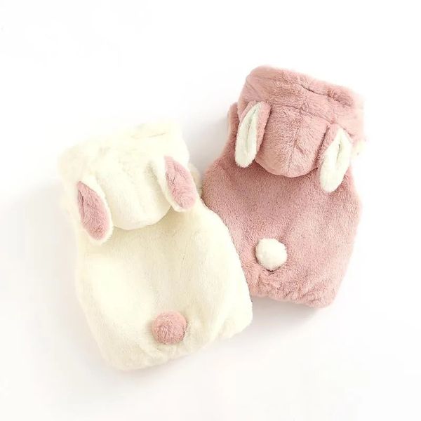 Mignon lapin en peluche bébé filles gilet manteau printemps automne né veste sans manches à capuche vêtements d'extérieur pour enfants enfant en bas âge fille vêtements 231220