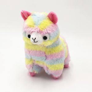 Mignon arc-en-ciel alpaga peluche peluche lama 20 cm/8 pouces