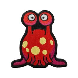 Mignon rouge et rose Alien Life fer sur ou coudre sur patch brodé - 2 9 x 3 pouces 262k