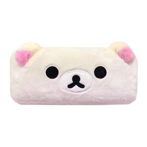 Mignon Rilakkuma étui à lunettes en peluche boîte Korilakkuma Kiiroitori Kawaii lunettes de soleil organisateur cas Anime lunettes Spectacle 240106