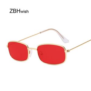 Leuke Sexy Rechthoek Zonnebril Vrouw Retro Kleine Zwart Rood Roze Cateye Zonnebril Vrouwelijke Vintage Shades Voor Vrouw