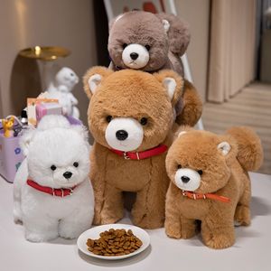 Schattige gesimuleerde basset riem honden pluche gevulde speelgoed cartoon schattig shiba inu pluche dieren speelgoed kinderen slapende kalmerende poppenkamer decoratie meisje verjaardag cadeau