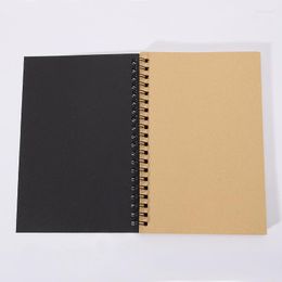 Schattige kleine schetsboek notebook voor het tekenen van schilderij graffiti zachte hoes zwart papierschets dagboek Memo Pad Office School