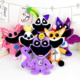 Lindas criaturas sonrientes Plush Toy Kawaii Anime Catnap Pickypiggy Soft relleno juego de dibujos animados Flushie Doll Kids Christmas Gift 141