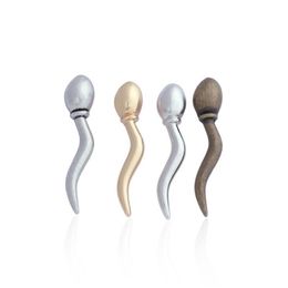 Leuke Sperma Revers Pin Up Gift Antiek Goud Zilver Kleur Pins Metalen Een Prachtige Broches Sieraden Mannen Accessories336B