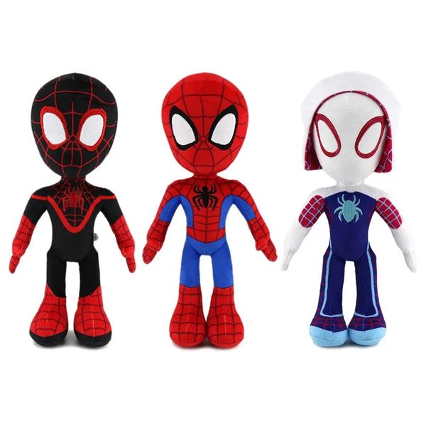 Lindos modelos de juguetes de peluche de araña, muñecos de peluche de dibujos animados, juguetes de peluche de Anime para bebés, decoración de regalo de cumpleaños para niños Kawaii