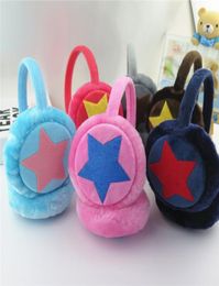 Linda estrella Armuf de punto caliente Cache Baby Oreilles Muffs de orejas para niños para niñas para niñas Regalo de regalo para bebés Warmers Invierno H2569135043