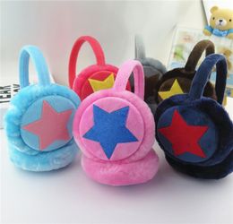 Linda estrella Armufa de punto caliente Cache Baby Oreilles Muffs de orejas para niños para niñas para niñas Regalo de regalo para bebés Invierno H2565749665