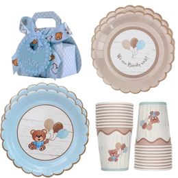 Mignon en peluche ours baby shower baby-table jet