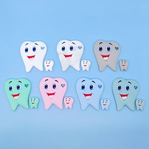 Jouets de dentition en Silicone de qualité alimentaire en forme de dents mignonnes