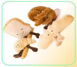 Lindas muñecas tostadas, palos, croissants, pies pequeños, juguetes de peluche para niños, regalos para niños, decoración del sofá del hogar, almohada 1119771