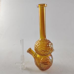 Type mignon verre eau Bong narguilés 22 cm hauteur épaisse Stable Bong en Stock fumer Bongs