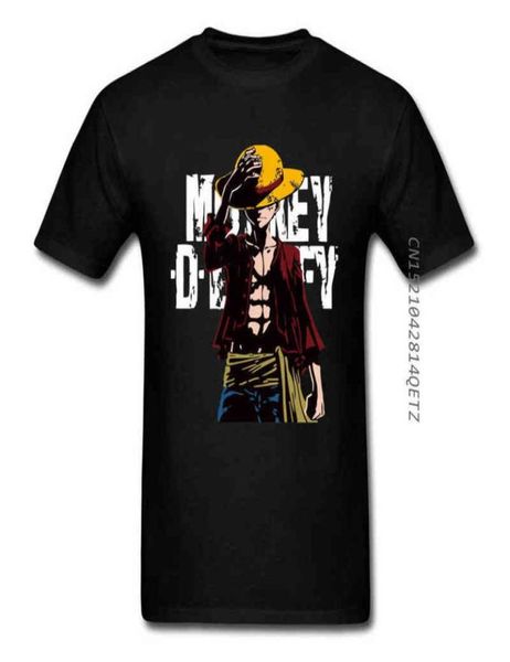 Mignon Licorne Une Pièce Luffy T-shirt Décontracté T-shirt Homme O Cou Streetwear Homme T-shirt Garçons Vêtements Top Anime T-shirts Y2202252914946