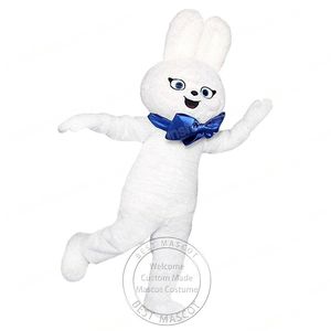 Schattig wit konijn mascottekostuum cartoon thema karakter carnaval unisex halloween carnaval volwassenen verjaardagsfeestje fancy outfit voor mannen vrouwen