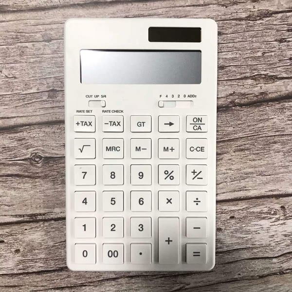 Calculatrice électronique MUJI S355538 gris clair Calculatrice économique
