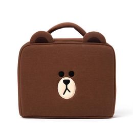 Sac de maquillage mignon pour femmes brevets sac cosmétique filles voyage de maquillage maquillage de beauté sac de toilette de toilette range rangement rangement 185z