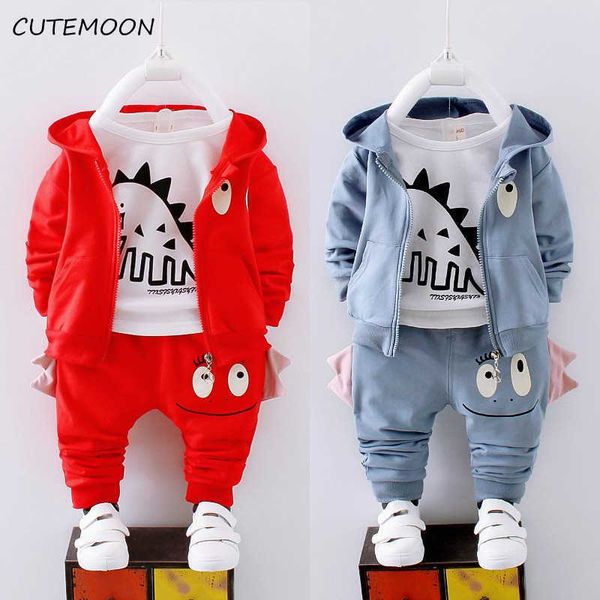 Cutemoon Baby Boy Sports Suit Conjuntos de ropa Niños Ropa floral para cumpleaños Trajes formales Traje Moda Tops Camisa + Pantalones 3pcs G1023