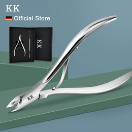 Ciseaux à cuticules KK Nipper coupe-ongles en acier inoxydable dissolvant de peau morte coupe-pédicure manucure poussoir outil tondeuse pince à épiler 230619