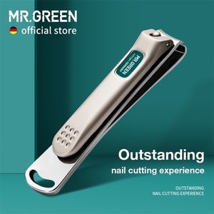 Cuticle Scissors Mrgreen Nail Clippers roestvrij staal gebogen mes klipper vingernagel snijder manicure gereedschap trimmer met nagelbestanden 220921