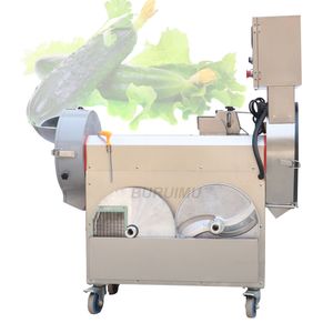 Machine de découpe de légumes à double tête, pour couper les légumes à longues feuilles, en acier inoxydable, automatique