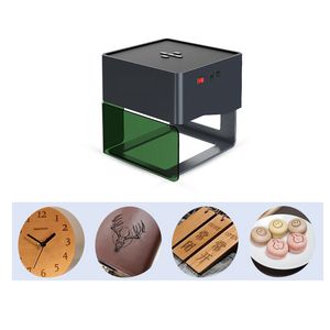 Laser Engraver with Bluetooth, Smart Desktop Engraving Machine, Cutting Blade DIY Mini Carver for Wood Leather, 80x80mm Area