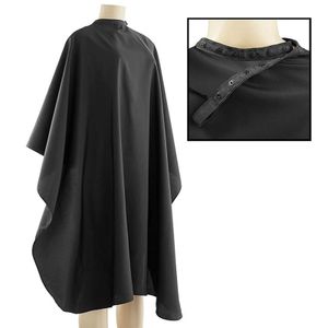 Cutting Cape Black Snap Shawls Hair Salon Cuts Barber Cloth Men Women dressing Hood Beauty Apron Unisex Styling Accessories 230325