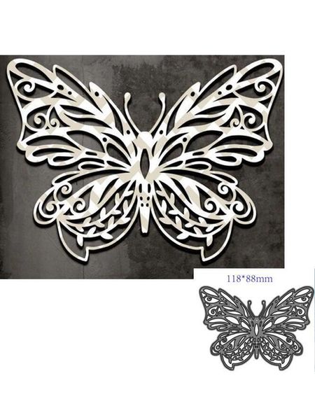 Cutting Dies Plantilla de mariposa Mold Crafts Die corta el álbum de recortes de álbum decorativo Tarjeta de bricolaje