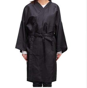 Coupe de cheveux imperméable Kimono tissu Salon de coiffure robe Cape coiffeur 0511 livraison directe
