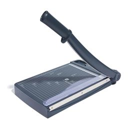 Snijmat Groothandel Papiertrimmer Guillotinesnijder A4 Snijlengte Desktop Hine Met Beveiligingskop Voor Ambachtelijke Pos-kaarten 231130 Drop De Dh0Cq