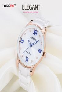 CWP 2021 Top Brand Longbo Fashion Casual Quartz Ceramic Watches Lady Relojes Mujer Women Wallwatch Vestido Femenino Ladie4664295