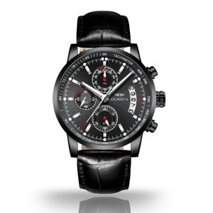 Relojes cwp para hombre, relojes de pulsera militares con cronógrafo de cuarzo deportivo resistente al agua de cuero de lujo de marca superior, reloj Masculino G1