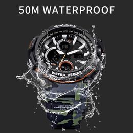 CWP Smael Sport Waterdichte LED Digitale horloge mannelijke klok relogio masculino Erkek Kol Saati 1708B Men Watches263V