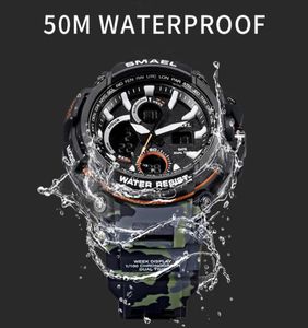 CWP Smael Sport Waterdichte LED Digitale horloge mannelijke klokrelogio masculino erkek Kol Saati 1708B Men Watches5618935