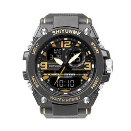 CWP waterdichte horloges mannelijke sportklok smael merk rode kleur led elektronica chronograph Auto date polswatch outdoor sport cadeau d5