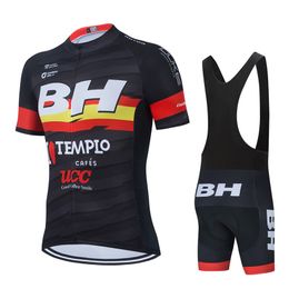 CX BH Temple Cafes UCC Tokyo Cycling Jersey Set zomerrace fietskleding Korte Ropa Ciclismo Outdoor Riding Bike Uniform