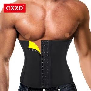 CXZD Mannen Riem Neopreen Shaper Mannelijke Taille Trainer Corset Mannen Lichaam Modellering Riem Tummy Afslanken Band Fitness Shapewear 240104