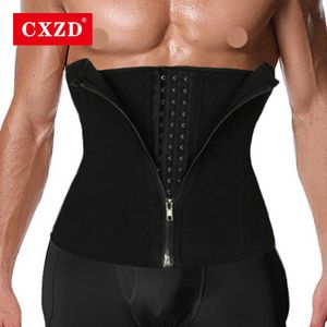 CXZD Mannen Taille Rits voor Gewichtsverlies Tummy Control Sport Corset Trainer Trimmer Girdle Body Shapewear Belt Fat Burning