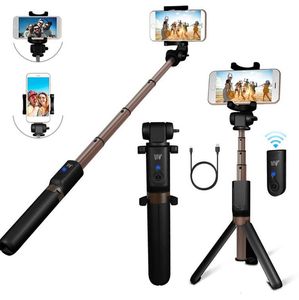 Cyberstore Bluetooth Uitschuifbare Selfie Stick met Draadloze Remote Shutter Monopods Statief Stand voor iPhone Huawei Xiaomi-smartphones