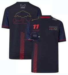 Vêtements de cycle 2024 F1 Racing Polo Formule One Team Suit Coveralls T-shirt Affichez le chapeau Num 1 11 LOGO