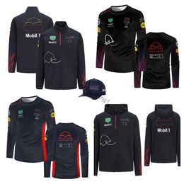 Cycle Clothing F1 Formule 1 Racing Hoodie Spring en Autumn Team Sweatshirt Same Give Away Hat Num 1 11 Logo