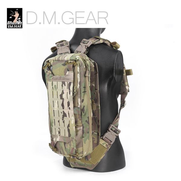 Sacs de cyclisme DMGear 421X sac à dos tactique sac de poitrine sport équipement militaire pour hommes Molle chasse épaule fronde accessoire sangle Cross Bod 230828