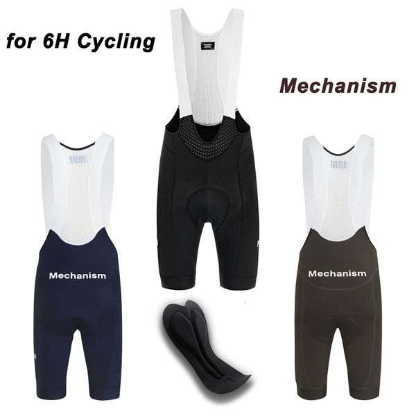 Bib de cyclisme shorts pas de vélo normal Bibs shorts hommes collants extérieurs up vélo bib pantalon de course routière Mtb 6 heures cyclistes bicyclette à vélo rapide 230811