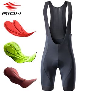 Ciclismo Bib Shorts RION Pro Ciclismo Bib Shorts Bicicleta MTB Road Medias para hombres Racing Ciclismo Braces Mountain Bike Pad Cycle Pantalones masculinos de alta calidad 230313